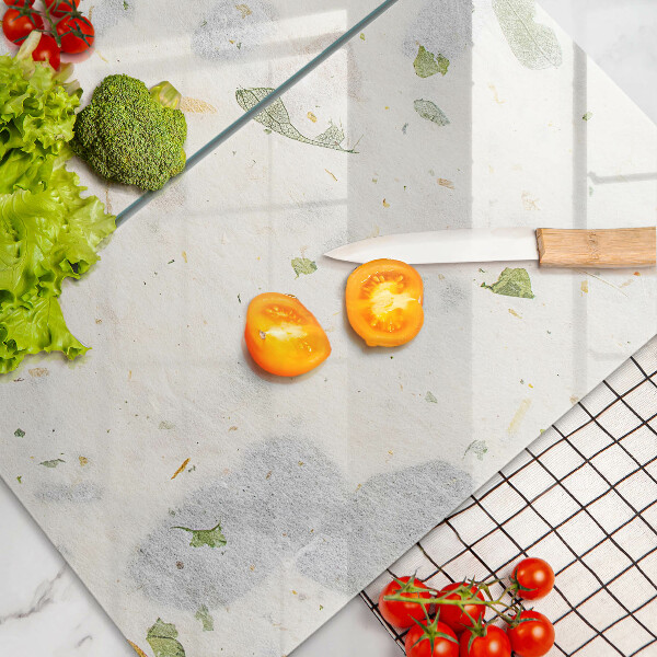 De vidrio templado Hojas cayendo