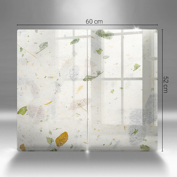 De vidrio templado Hojas cayendo