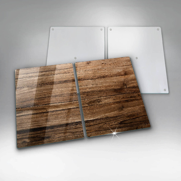 De vidrio templado Textura de madera