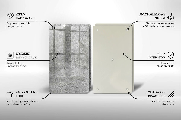 De vidrio templado Textura de hormigón