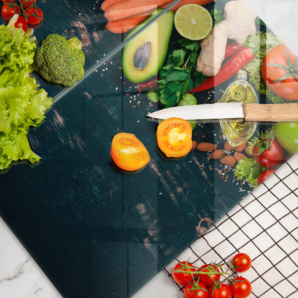 De vidrio templado Frutas y vegetales