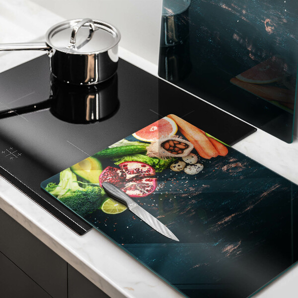 De vidrio templado Frutas y vegetales