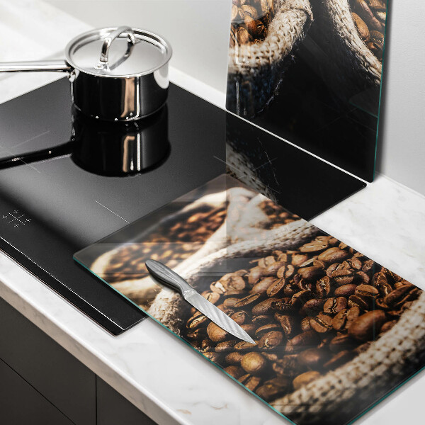 De vidrio templado Bolsas de granos de café