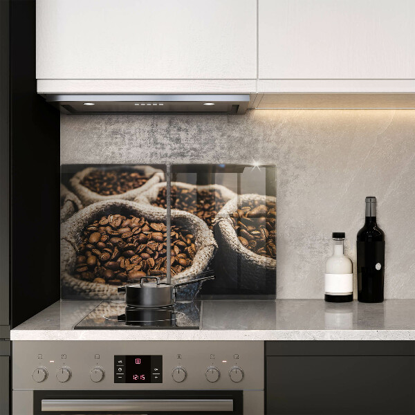 De vidrio templado Bolsas de granos de café