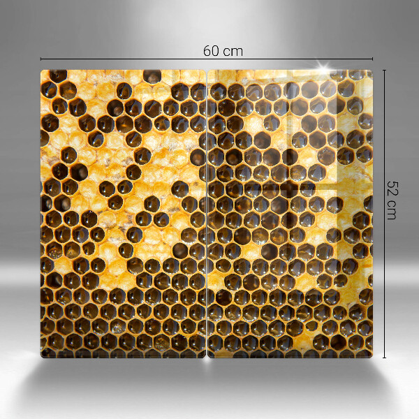 De vidrio templado Panal
