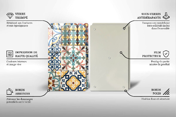 De vidrio templado Azulejos decorativos