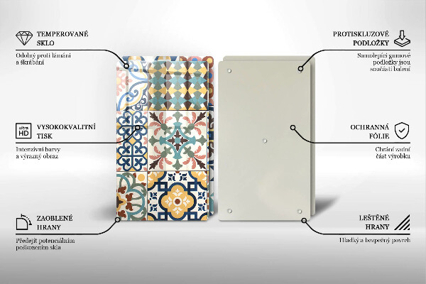 De vidrio templado Azulejos decorativos