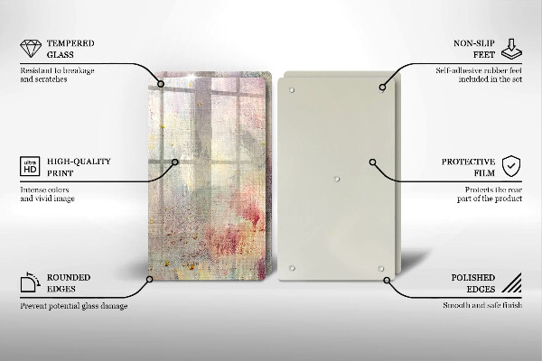 De vidrio templado Fondo de textura de pintura