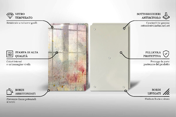 De vidrio templado Fondo de textura de pintura