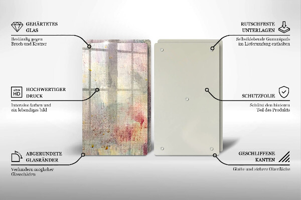 De vidrio templado Fondo de textura de pintura