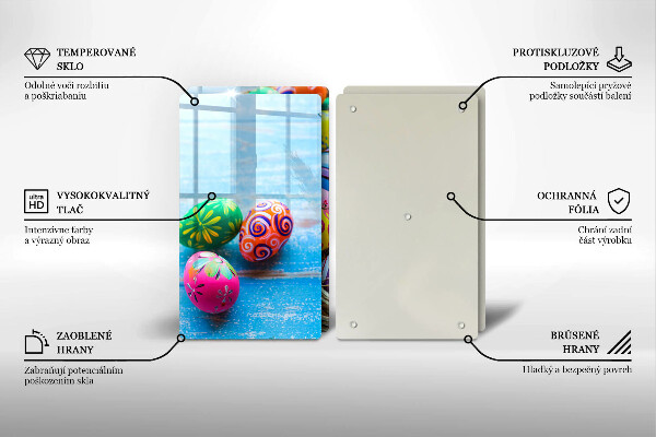 De vidrio templado Huevos de pascua huevos de pascua