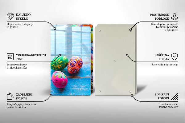 De vidrio templado Huevos de pascua huevos de pascua