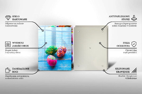 De vidrio templado Huevos de pascua huevos de pascua