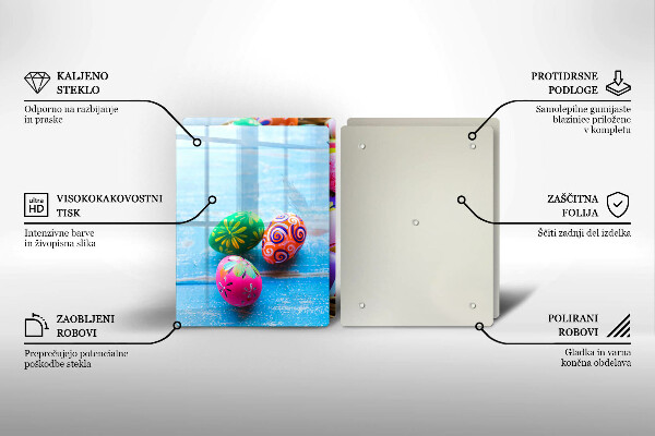 De vidrio templado Huevos de pascua huevos de pascua