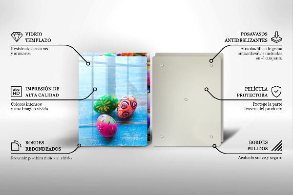 De vidrio templado Huevos de pascua huevos de pascua