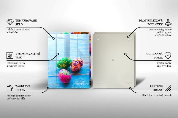 De vidrio templado Huevos de pascua huevos de pascua