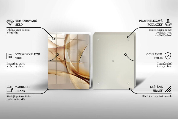 De vidrio templado Formas abstractas