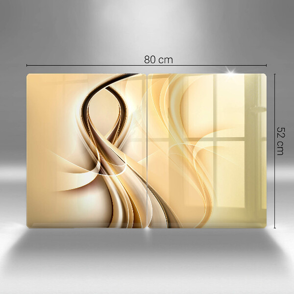 De vidrio templado Abstracción de humo