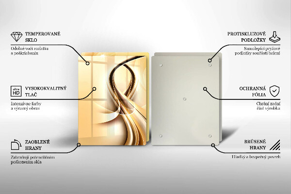 De vidrio templado Abstracción de humo