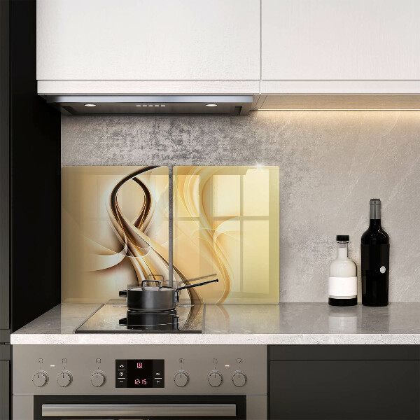 De vidrio templado Abstracción de humo