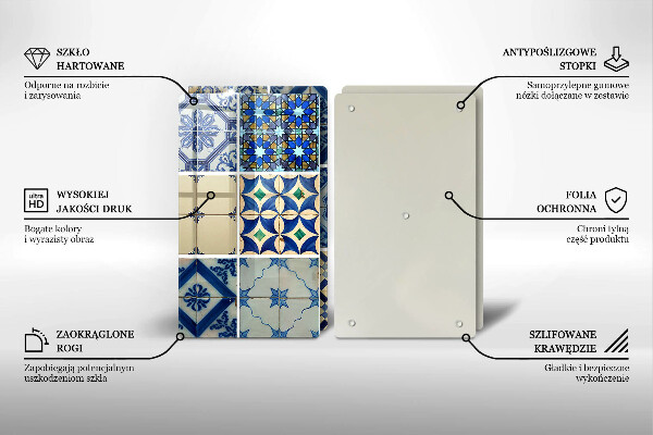 De vidrio templado Azulejos decorativos