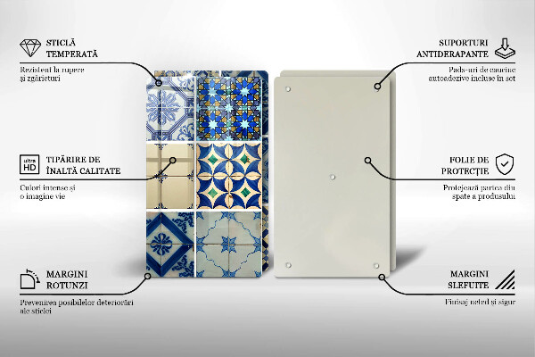 De vidrio templado Azulejos decorativos