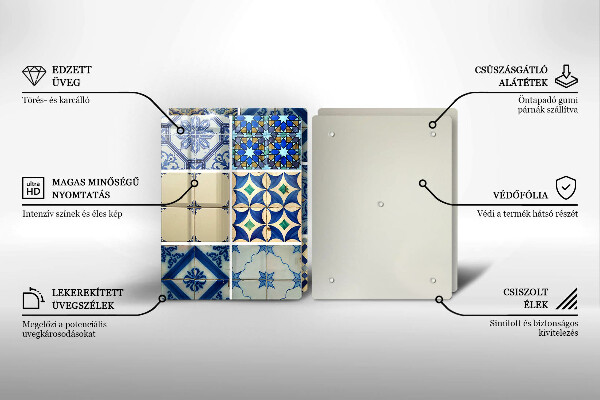 De vidrio templado Azulejos decorativos