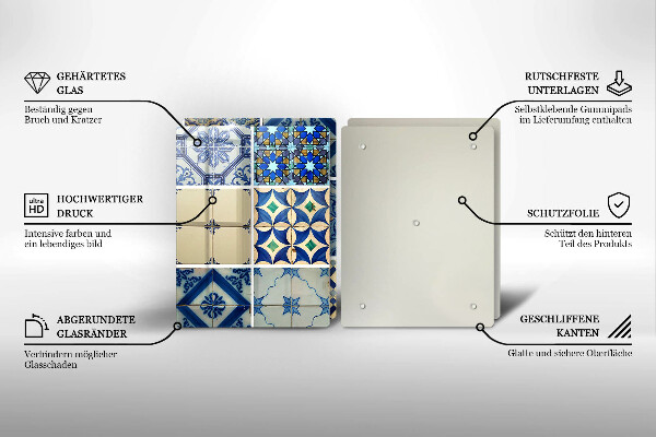 De vidrio templado Azulejos decorativos