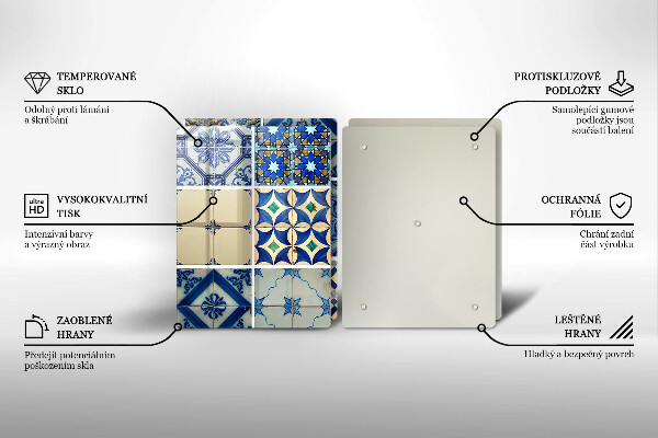 De vidrio templado Azulejos decorativos