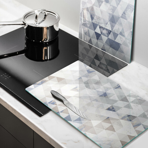 De vidrio templado Patrón de triángulos