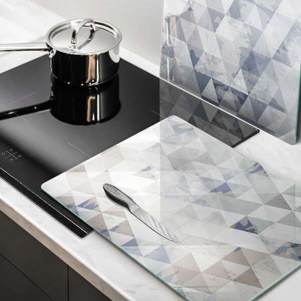 De vidrio templado Patrón de triángulos