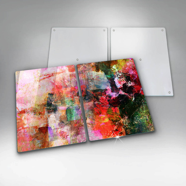 De vidrio templado Abstracción de pintura