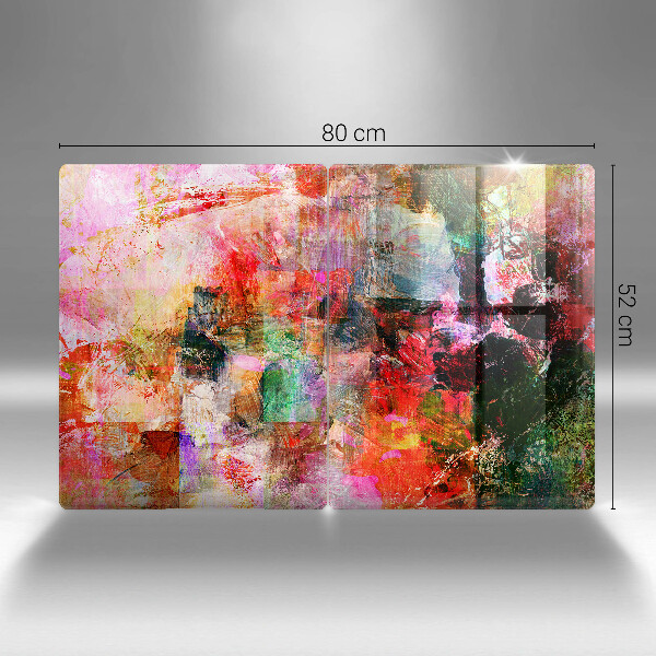 De vidrio templado Abstracción de pintura