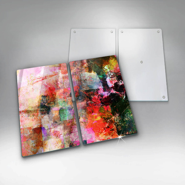 De vidrio templado Abstracción de pintura