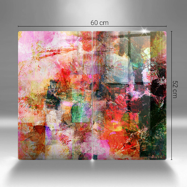 De vidrio templado Abstracción de pintura