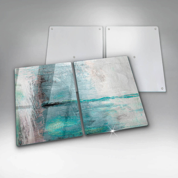 De vidrio templado Fondo de abstracción de pintura