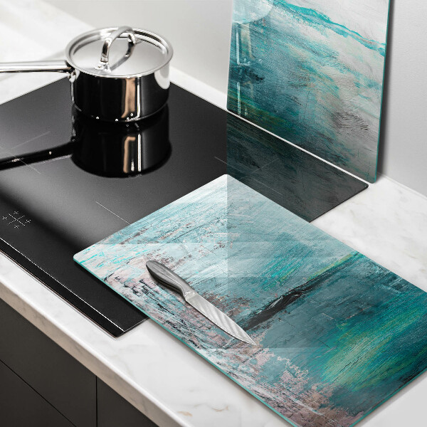 De vidrio templado Fondo de abstracción de pintura