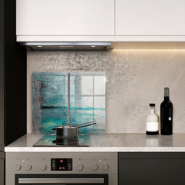 De vidrio templado Fondo de abstracción de pintura