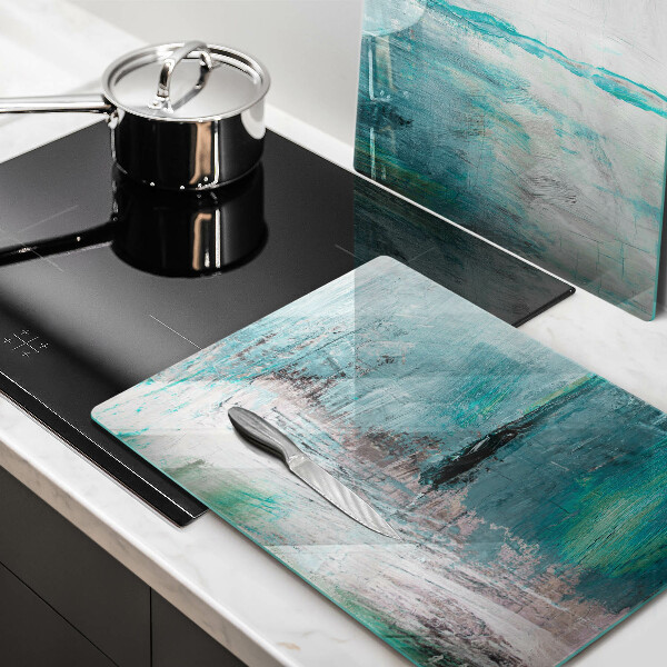 De vidrio templado Fondo de abstracción de pintura