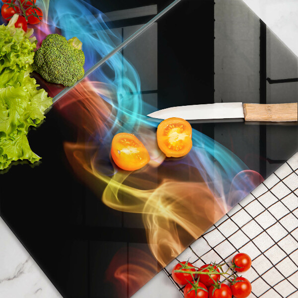 De vidrio templado Humo colorido