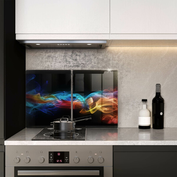 De vidrio templado Humo colorido