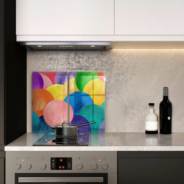 De vidrio templado Círculos de colores