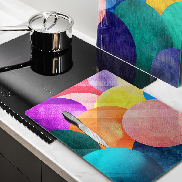 De vidrio templado Círculos de colores