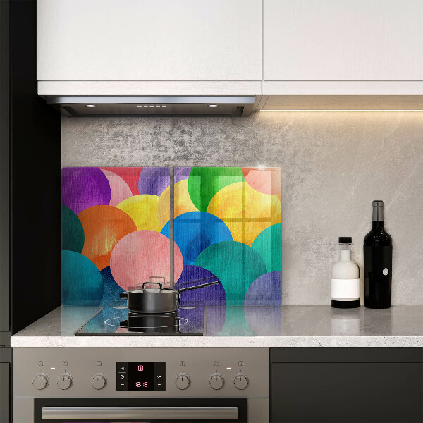 De vidrio templado Círculos de colores