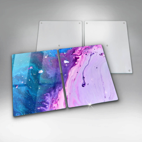 De vidrio templado Tintas de abstracción