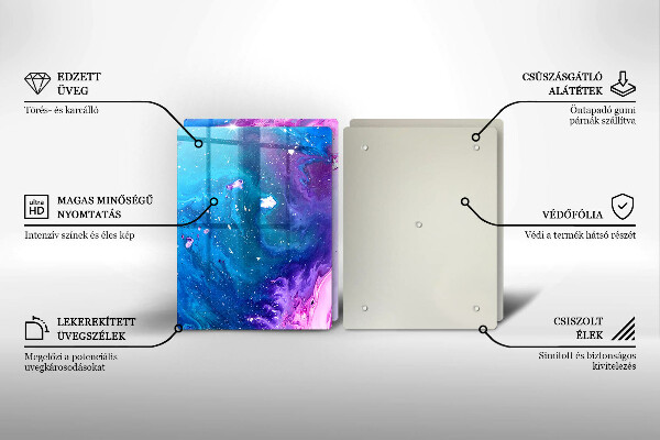 De vidrio templado Tintas de abstracción