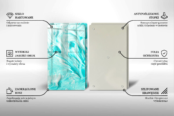 De vidrio templado Pinturas de abstraccion