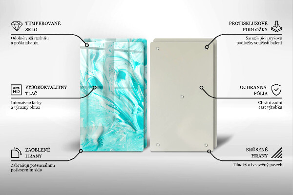 De vidrio templado Pinturas de abstraccion