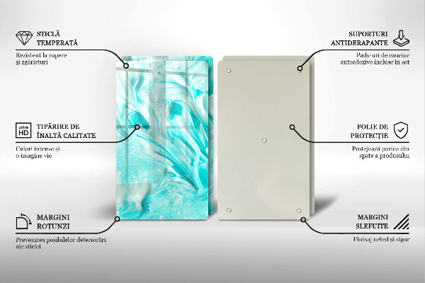 De vidrio templado Pinturas de abstraccion