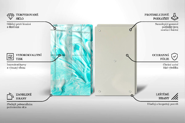 De vidrio templado Pinturas de abstraccion